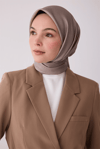Belli İpek Eşarp - 4305-07 Vizon Twill