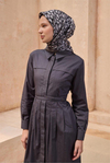 Belli Twill İpek Eşarp - 4103-84 Siyah