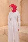 Belli Twill İpek Eşarp - 4113-84 Fuşya