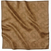 Belli Twill İpek Eşarp - 4201-42 Camel