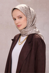 Belli Twill İpek Eşarp - 4208-04 Taş
