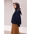 Belli Twill İpek Eşarp - 4209-57 Acı Kahve
