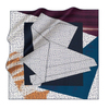 Cacharel İpek Eşarp Twill - 8419313-923 Lacivert Beyaz