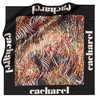 Cacharel İpek Eşarp Twill - 8628313-911 Siyah Kırmızı