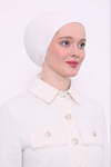 Dikişsiz Bone - Beyaz
