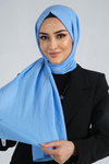 Harem Scarf Amor Şal - Tebeşir Mavi