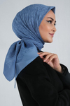 Harem Scarf Viskon Eşarp - Bade - İndigo
