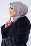 Harem Scarf Viskon Eşarp - İdil - Gri