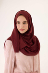 Imannoor Ferah Tensel Şal - Güneş Doğarken - Bordo