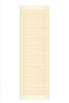 Imannoor İpek Cashmere Şal - Petek Monogram Desenli - Krem