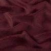 İpekevi Monogram Şal - Gökgülü Desenli - Bordo