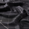 İpekevi Twill İpek Eşarp - Monogram - Antrasit