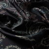 İpekevi Twill İpek Eşarp - Patchwork Desenli - Antrasit