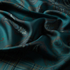 İpekevi Twill İpek Eşarp - Patchwork Desenli - Orman Yeşili