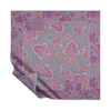 İpekevi Twill İpek Eşarp - Patchwork Desenli - Gri