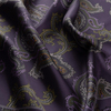 İpekevi Twill İpek Eşarp - Patchwork Desenli - Koyu Mor