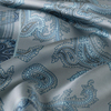 İpekevi Twill İpek Eşarp - Patchwork Desenli - Buz Beyazı