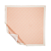 İpekevi Twill İpek Eşarp - Typo Monogram - Somon