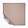 İpekevi Twill İpek Eşarp - Typo Monogram - Vizon