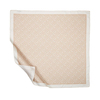 İpekevi Twill İpek Eşarp - Typo Monogram - Koyu Krem
