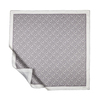 İpekevi Twill İpek Eşarp - Typo Monogram - Füme