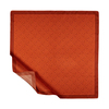 İpekevi Twill İpek Eşarp - Typo Monogram - Turuncu