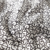 İpekevi Twill İpek Eşarp - Typo Monogram - Beyaz Siyah