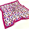 Levidor Desenli Violet Eşarp - 16199 - Vişne