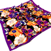 Levidor Desenli Violet Eşarp - 16200 - Erguvan