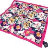 Levidor Desenli Violet Eşarp - 16200 - Fuşya