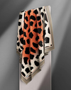 Levidor Kristal Eşarp - 20010 - Leopar Desenli Vizon