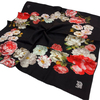 Levidor Twill İpek Eşarp - 010101543040501 - Siyah Kırmızı