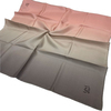 Levidor Twill İpek Eşarp - Degrade - Gri Pudra