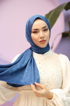 Silk Home Deluxe Şal - 40003  Kot Mavi