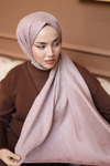 Silk Home Deluxe Şal - 40003  Koyu Pudra
