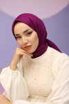 Silk Home Deluxe Şal - 40003  Mürdüm