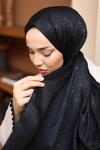 Silk Home Deluxe Şal - 40003  Siyah