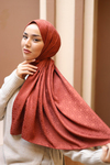 Silk Home Deluxe Şal - 40003  Taba