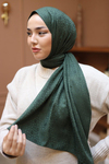 Silk Home Deluxe Şal - 40003  Zümrüt