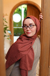 Silk Home Deluxe Şal - 40006-18 Kiremit