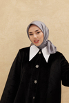 Silk Home Düz Shiny Eşarp - Füme