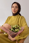Silk Home Düz Twill Eşarp - Acı Kahve