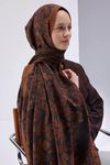 Silk Home Mayda Şal - 81016-10 Kızıl Kahve
