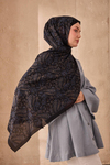 Silk Home Nariya Şal - 90009 - Siyah İndigo