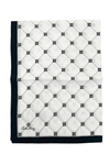 Silk Home Olinda Şal - 49003 - Beyaz Siyah