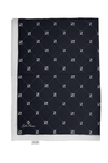 Silk Home Olinda Şal - 49003 - Mat Siyah Beyaz