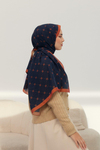 Silk Home Olinda Şal - 49003 - Siyah Kiremit