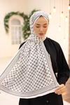 Silk Home Olinda Şal - 49005 - 03 Siyah Beyaz