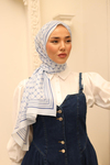 Silk Home Olinda Şal - 49005 - 05 Buz Mavi Lacivert
