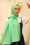 Silk Home Olinda Şal - 49005 - 16 Yeşil Portakal